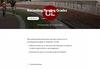 Recording and posting grades