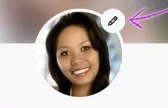 Upload your picture to your profile