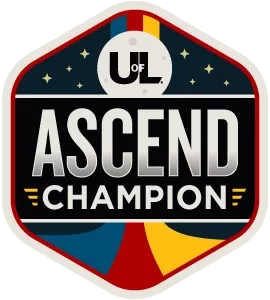 University of Louisville Ascend Champion program badge